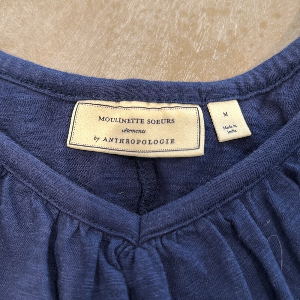 Moulinette Soeurs by Anthropologie women’s top | size M - Picture 3 of 4